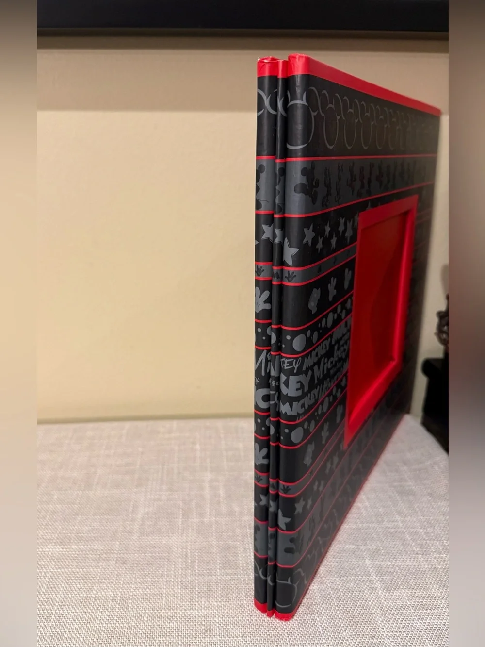 Sandylion Disney Mickey Mouse Photo Album Scrapbook Red Black 12x12